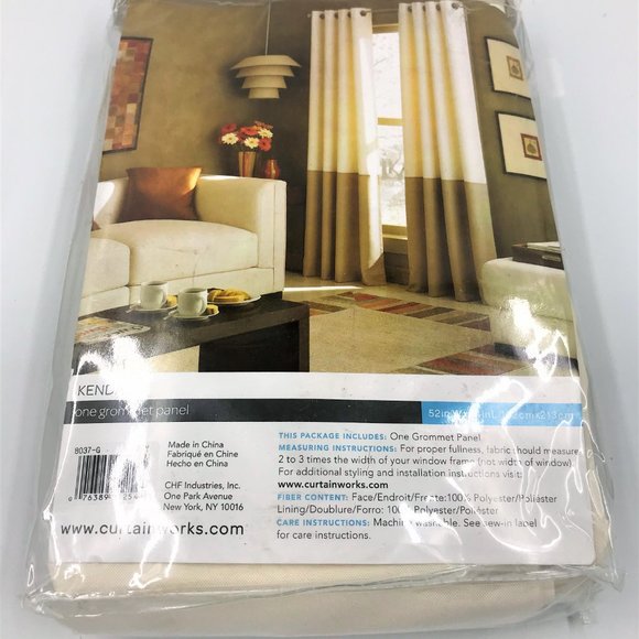 Curtainworks Kendall Grommet Curtain Window Panel - Picture 2 of 3